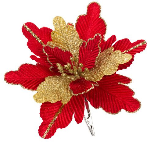 Украшение ёлочное «Алый цветок»