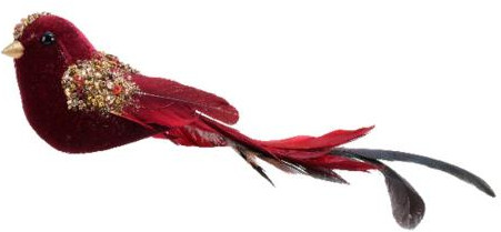 Украшение ёлочное на клипсе «Птица»