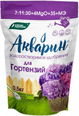 Удобрение водорастворимое «Акварин для гортензий»