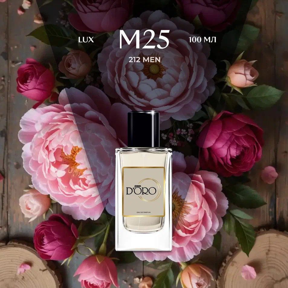 Парфюмированная вода по мотивам «Carolina Herrera 212 Men» | Gamma D’oro