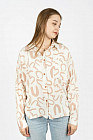 Рубашка женская «Узоры на белом»