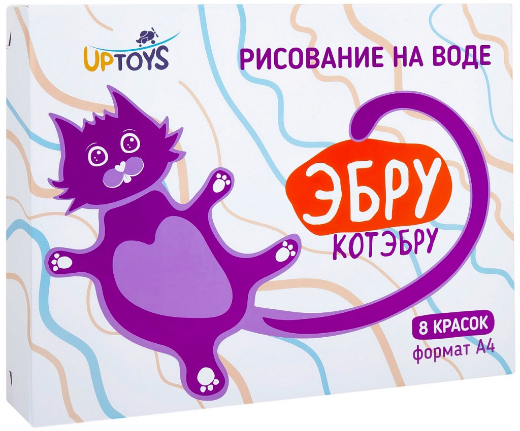 Набор для рисования в технике эбру «Котэбру» | Uptoys