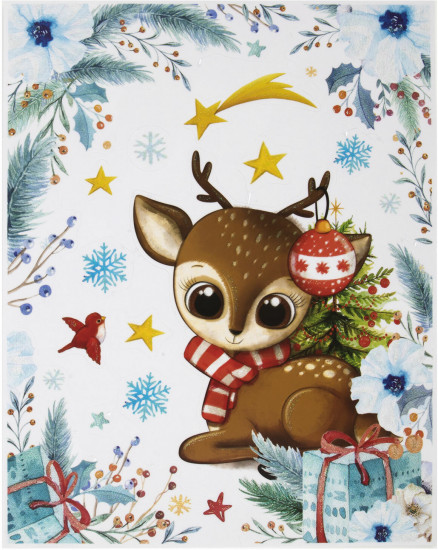 Наклейка для окон «Оленёнок»