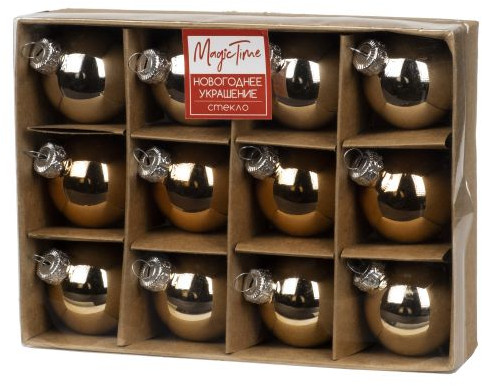 Набор шаров ёлочных «Золотые оттенки»