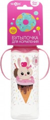 Бутылочка для кормления «Зайка, пончик»
