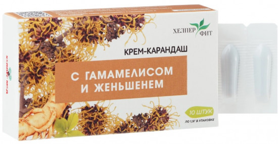 Крем-карандаш с гамамелисом и женьшенем