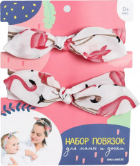 Набор повязок на голову «Фламинго»