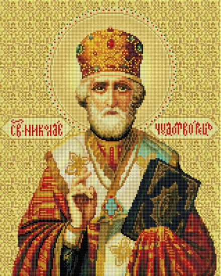 Мозаика алмазная «Николай Чудотворец»
