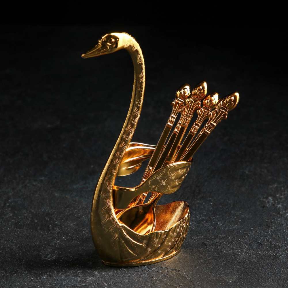 Набор ложек на подставке «Swan» | Magistro