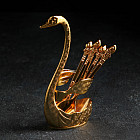 Набор ложек на подставке «Swan»