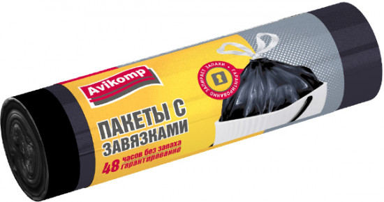 Пакеты для мусора с завязками