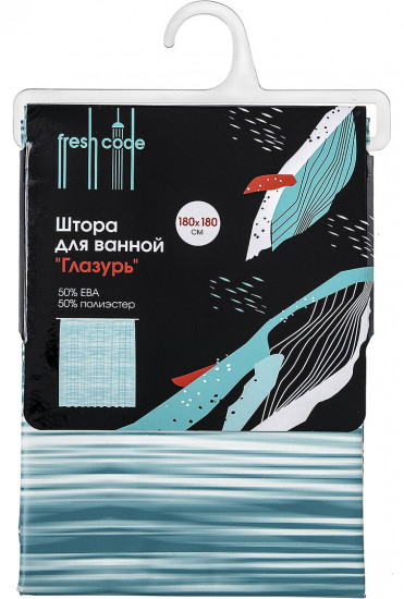 Штора для ванной «Глазурь»
