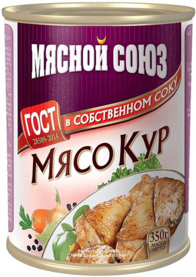 Мясо кур в собственном соку