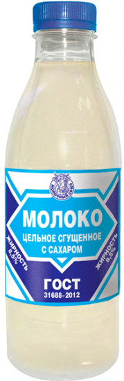 Молоко цельное сгущенное с сахаром