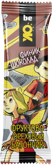 Батончик фруктово-ореховый «Финик-шоколад»