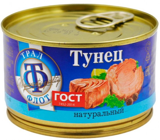 Тунец натуральный — ТралФлот