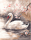 Картина по номерам «Лебедь»