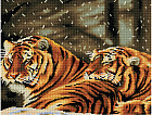 Мозаика алмазная «Тигриная любовь»
