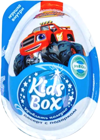 Яйцо шоколадное с подарком «Kids Box Вспыш»