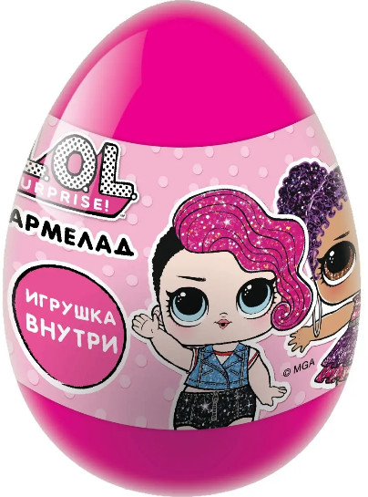 Мармелад в пластиковом яйце «Lol»
