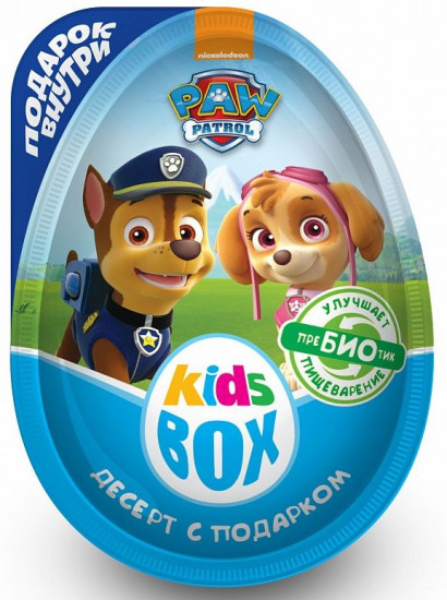 Яйцо шоколадное с подарком «Kids Box Paw Patrol»