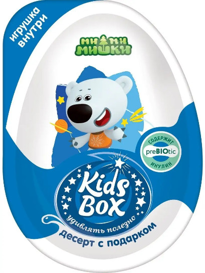 Яйцо шоколадное с подарком «Kids Box Ми-ми-мишки»