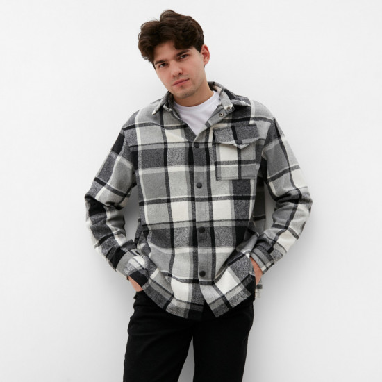 Рубашка мужская в клетку