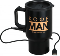 Термокружка с USB «Кофе man»