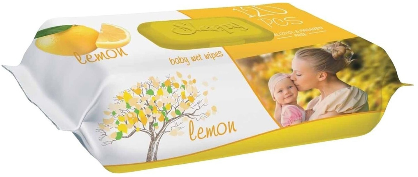 Салфетки влажные «Lemon» | Sleepy