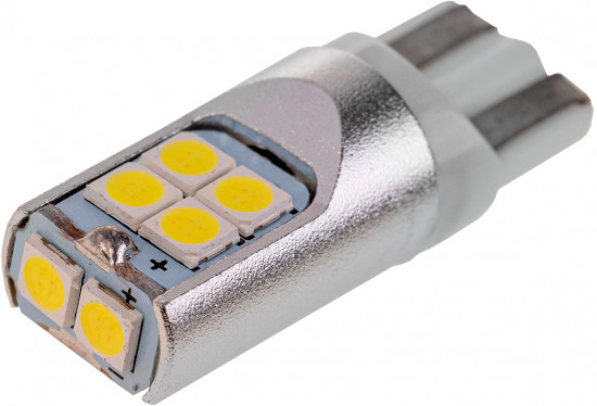 Автолампа светодиодная T10 (W5W) 12-24V