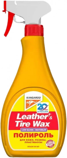 Полироль матовый «Leather & Tire Wax Low Gloss»