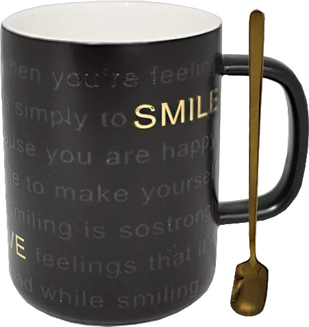 Кружка с ложкой «Smile»