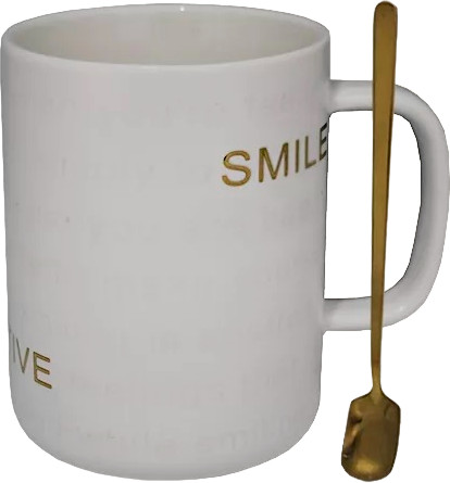 Кружка с ложкой «Smile»