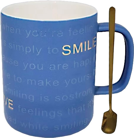 Кружка с ложкой «Smile»