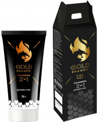 Гель-шампунь для душа 2 в 1 «Gold dragon»
