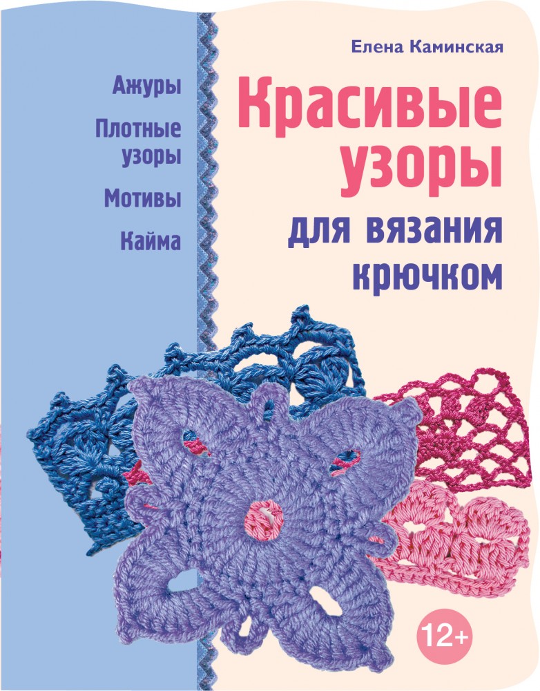 Красивые узоры для вязания крючком | Вязаная вырубка