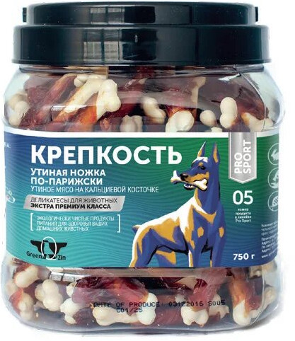 Лакомство для собак «Косточка с уткой»