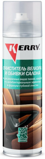 Очиститель обивки салона и велюра пенный