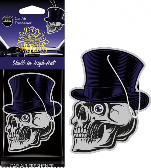 Ароматизатор подвесной «Skull in High-Hat»