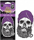 skull with a pipe