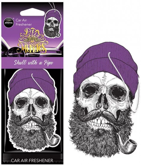 Ароматизатор подвесной «Skull With a Pipe»