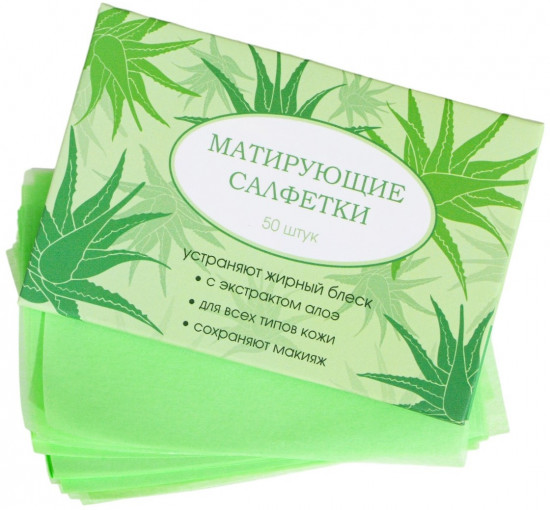 Салфетки для лица матирующие