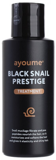Маска для волос с муцином улитки «Black Snail Prestige Treatment»
