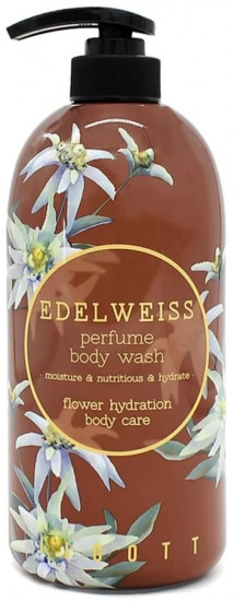 Гель для душа с экстрактом эдельвейса «Edelweiss Perfume Body Wash»