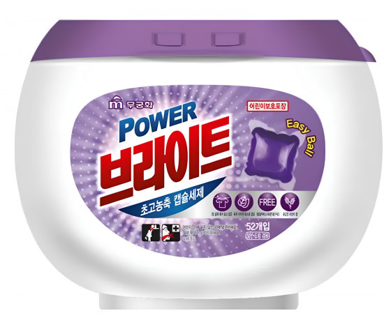 Капсулы для стирки «Power Bright Laundry Capsule Detergent»