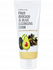 Пенка для умывания увлажняющая с авокадо и оливой «Cleansing Foam Fruit Avocado and Olive»