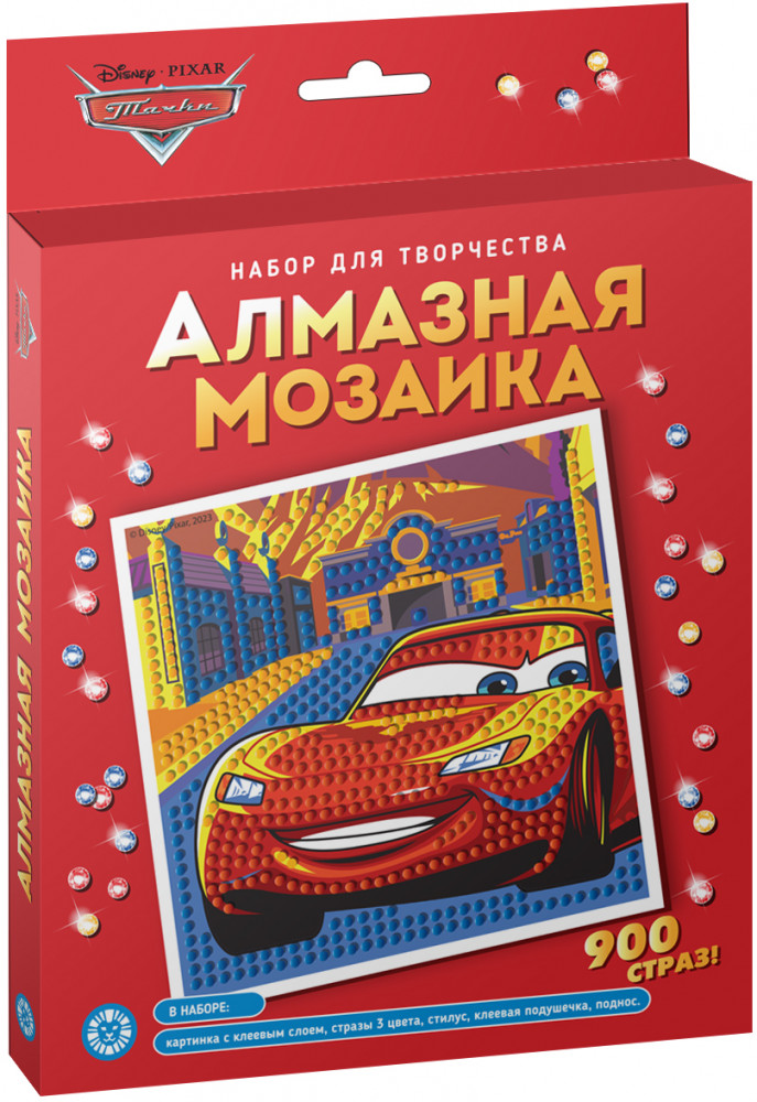 Мозаика алмазная «Тачки» | Алмазная мозаика