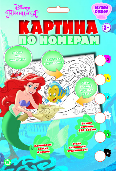Картина по номерам «Ариэль»