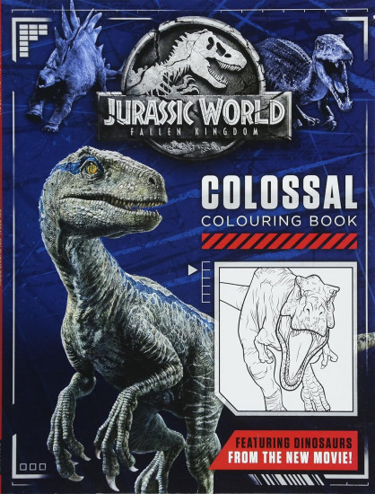Jurassic World Fallen Kingdom Colossal Colouring Book