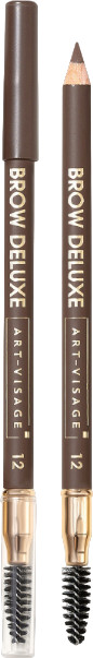Карандаш для бровей «Brow deluxe», оттенок 12 коричневый | Art-Visage